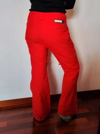 Pantalón de esquí Burton mujer rojo