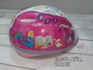 Casco infantil Barbie