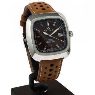 Reloj Optima Golfer Automático Marrón/Plata
