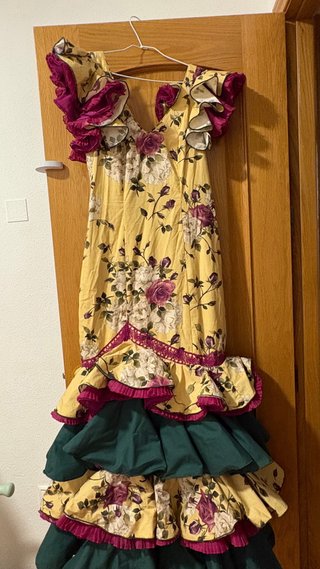 Vestido Flamenco Gitana de colecciones Roal/ URGE