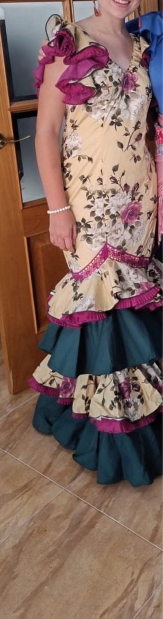 Vestido Flamenco Gitana de colecciones Roal/ URGE