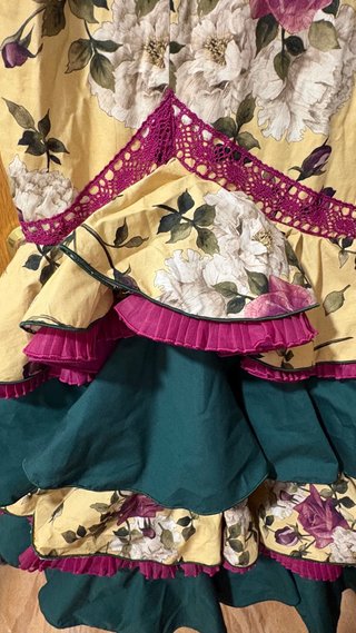 Vestido Flamenco Gitana de colecciones Roal/ URGE