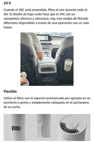 Purificador Aire 2 en 1 HEPA y UV · SIN ESTRENAR