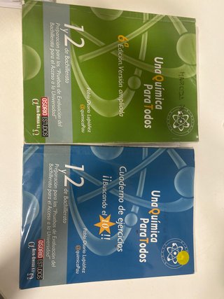 Pack de dos libros de “Una Química Para Todos”