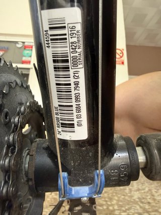 Bicicleta BTWIN azul casi sin usar