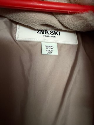 Chaqueta de esquí beige