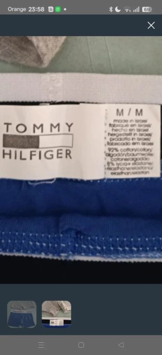 Tommy Hilfiger Slips Chico Azul y Gris