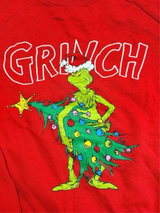Sudadera Grinch Navideña Roja
