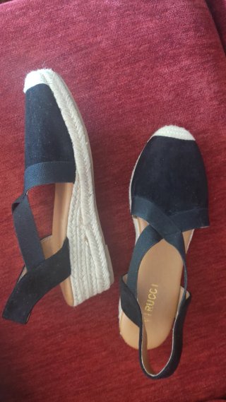 Sandalias cuña de esparto - alpargatas  Virucci