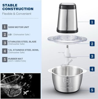 Picadora de cocina eléctrica  Nuevo a estrenar