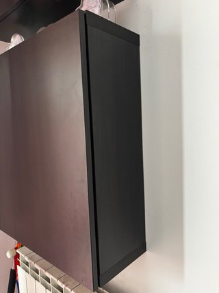 BESTÅ Mobiletti da parete Ikea marrone-nero