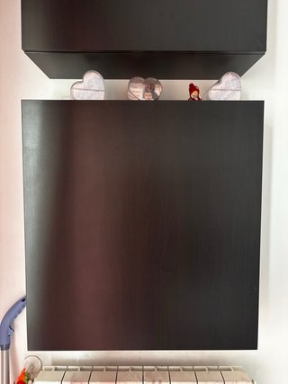 BESTÅ Mobiletti da parete Ikea marrone-nero