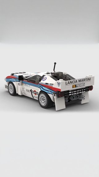 LEGO Compatível - Lancia Rally 037 Martini Racing