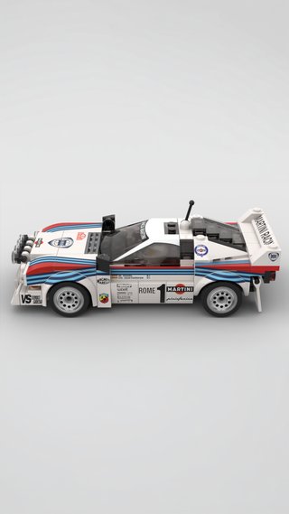 LEGO Compatível - Lancia Rally 037 Martini Racing