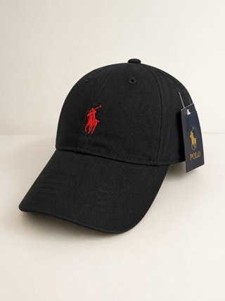 Gorra Polo Ralph Lauren Negra Roja