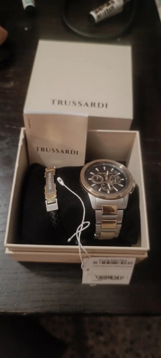 Orologio Trussardi Uomo Oro Argento
