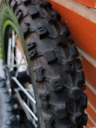 Ruedas de moto con llanta negra 10" 12"pit bike