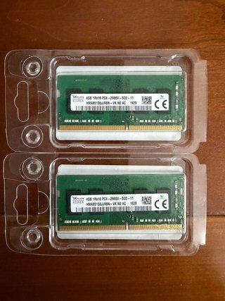 2x SK hynix 4GB DDR4 2666MHz SO-DIMM RAM