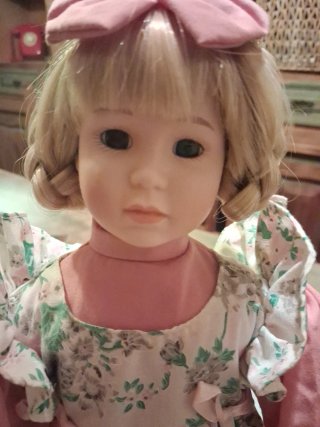 Muñecas de porcelana vintage