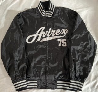 Chaqueta Avirex Negra Satinada Talla L