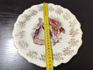 Prato Decorativo em Porcelana - Limoges (25 cm)