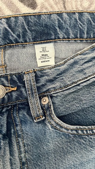 Jeans H&M Wide Leg Talla 40