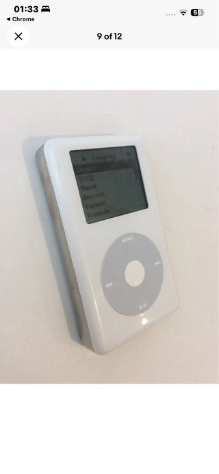 Apple iPod Classic 4ª Gen 20GB Plata