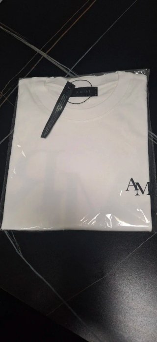 Camiseta Amiri Blanca y negra