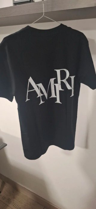 Camiseta Amiri Blanca y negra