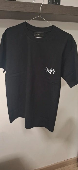 Camiseta Amiri Blanca y negra