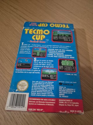 Tecmo Cup NES PAL B