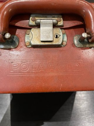 Custodia in pelle vintage Polaroid