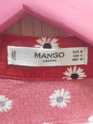Vestido corto Mango estampado flores