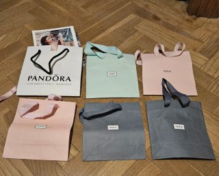 Bolsas regalo Tous y Pandora pequeñas