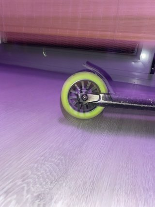 Patineta Patinete Scooter Negro Verde