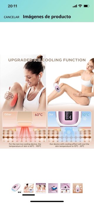 Depiladora Luz Pulsada IPL - Nueva a estrenar