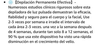 Depiladora Luz Pulsada IPL - Nueva a estrenar