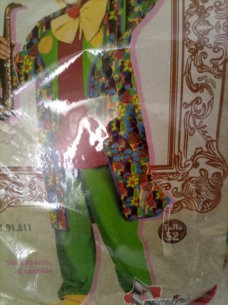 Disfraz Payaso Adulto Talla 52