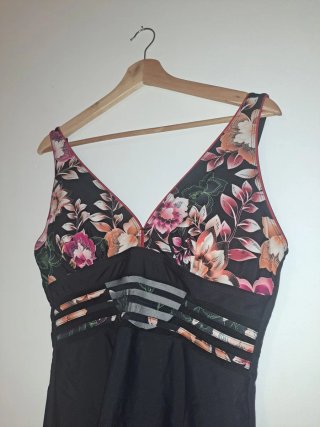 Costume intero culotte floreale
