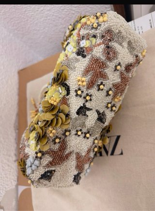 Bolso de mano Zara bordado