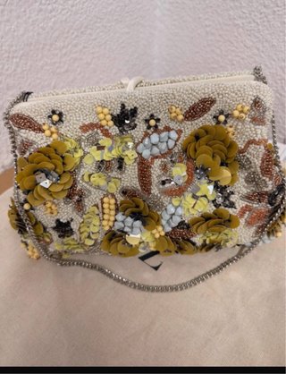 Bolso de mano Zara bordado
