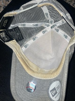 Gorra NY New Era Gris y Blanca