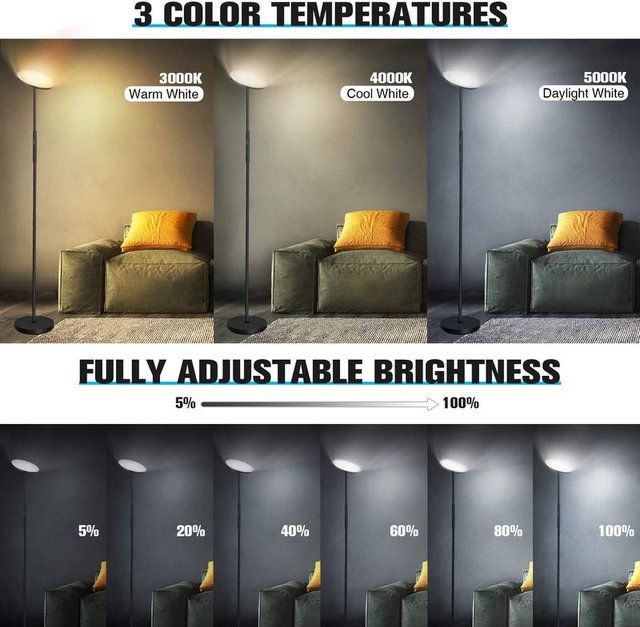 Lampada da Terra LED e accessori · NUOVA DA PROVARE