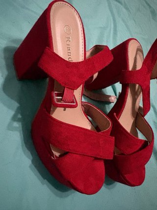 Tacones Rojos Plataforma