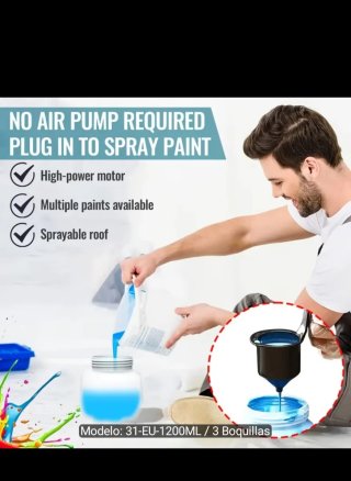 Pistola Pintura Eléctrica 1200ML