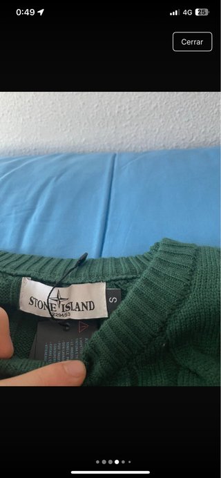 Jersey Stone Island Verde Talla S