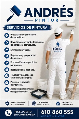Ofrezco mis servicios de pintor