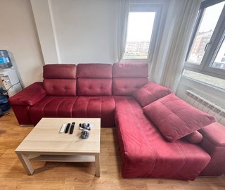 Sofá chaiselongue eléctrico