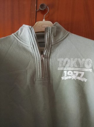 Sudadera Tokyo 1977 cremallera