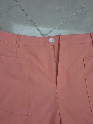 Pantaloni arancioni ampi